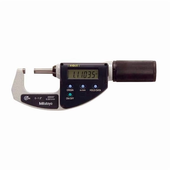 Mitutoyo Quick Micrometer, 0-1.2", 0.00005" 293-676-22