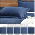 thumbnail image 5 of Twin Quilt Set Navy Blue Bedspreads - Soft Bed Summer Lightweight Bedspread Comforter - Modern Style Coin Pattern Coverlet for All Season - 2 Pieces (1 Quilt, 1 Pillow Sham), 5 of 7