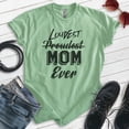 thumbnail image 2 of Proudest Loudest Mom Ever Shirt, Unisex Women's Shirt, Mom Shirt, New Mom Shirt, Mommy Shirt, Heather Apple Green, X-Small, 2 of 6