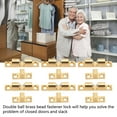 thumbnail image 3 of 6 Set Cabinet Door Catch Ball Tension Catch Latch Hardware For Closet Cabinets Drawers, 3 of 8