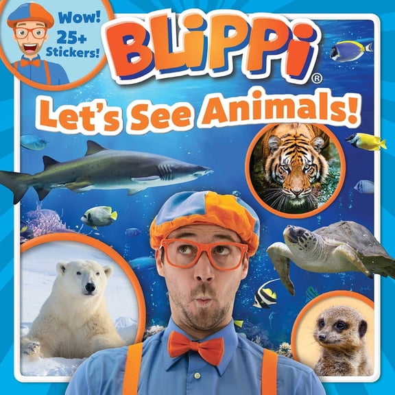 8x8 Blippi: Let's See Animals!, (Paperback)