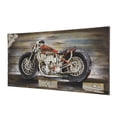 thumbnail image 2 of Yosemite Home Decor "Bike Passion II" Wood Wall Art in Multi-Color, 2 of 10