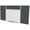 White, variant on Ghent's Ceramic 4' x 10' Rubber Bulletin & Mag. Whiteboard Style E Set