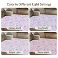 thumbnail image 7 of ODIKA 8'x10' Washable Area Rug Non-Shedding, Easy Care, Pink Mermaid Kawaii Galaxy Tie Dye Shaped Floormat Flowing Dynamic for King Size Bedroom Under Bed, Master Suite, 7 of 7