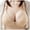 Beige, variant on Women's No Steel Ring French Bra Sexy Big Open Back Beautiful Back U Shaped Ultra Thin Bud Black 42