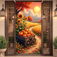 thumbnail image 2 of Colorful Design Autumn Banner Sunflower Pumpkin Harvest for Thanksgiving Decor Seasonal Celebration Outdoor Decoration, 2 of 9