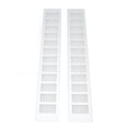 thumbnail image 2 of Rejilla de ventilación de aire, placa de ventilación Rectangular de aleación de aluminio para armario, zapatero, 80x500mm, 2 uds. Jadeshay  A, 2 of 8