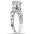 thumbnail image 3 of Pompeii 1 1/16ct Vintage  Diamond Engagement Ring 14K White Gold (G,I1), 3 of 4