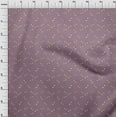 thumbnail image 4 of oneOone Silk Tabby Purple Fabric Sewing Material Print Fabric By The Yard 42 Inch Wide, 4 of 4