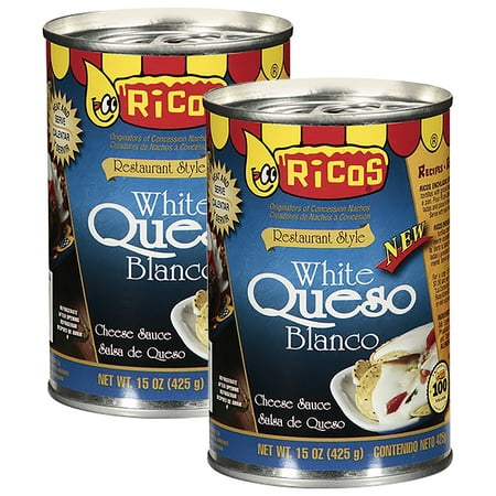(2 Pack) Ricos Restaurant Style White Queso Blanco Cheese Sauce, 15 (Best White Clam Sauce)