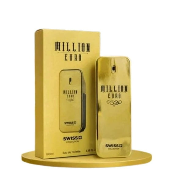 Million Euro Perfume for Men – Eau de Toilette Spray – 3.38 oz (100 ml) – Long-Lasting Fresh and Masculine Fragrance