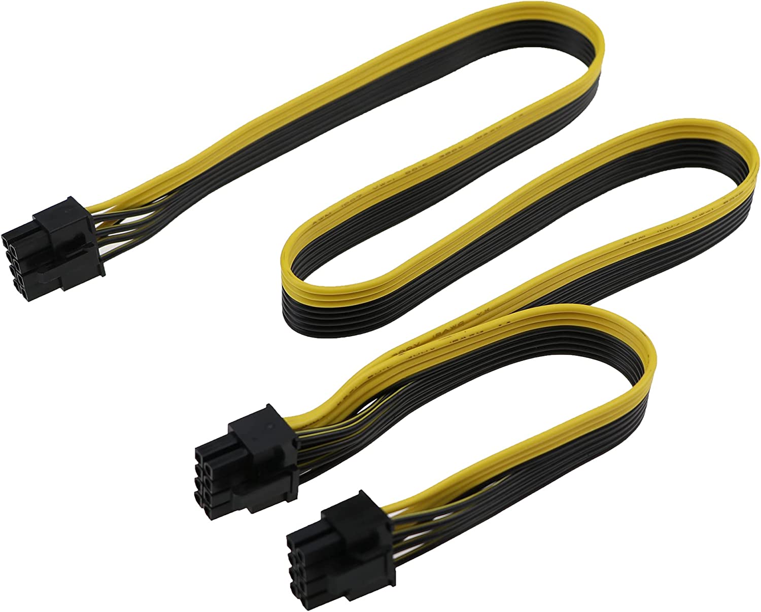 Pcie 8 Pin Male To Dual Pcie 8 Pin 62 Male Gpu Power Cable