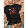thumbnail image 3 of I Love Mom Hearts Shaped T-Shirt Women -Image by Shutterstock, Female Large, 3 of 4