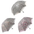 thumbnail image 5 of Ladies Lace Parasol Umbrella with UV Protection Sun Shade UPF 50+ Folding Umbrella for Women Gray Color, 5 of 5