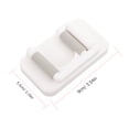 thumbnail image 2 of IBASETOY 2Pcs Mop Wall Hanging Clip Plastic Adhesive Anti Slip for Kitchen and Bathroom Users, 2 of 7