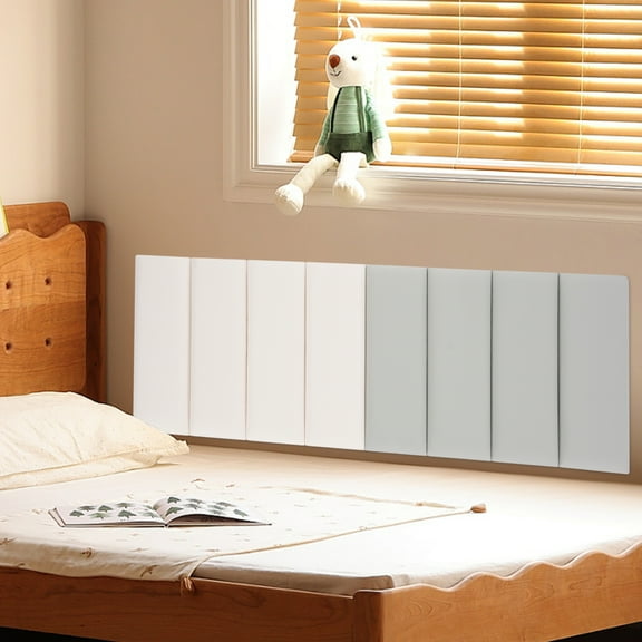 Anti-Collision Wall Padding Panels, 8 PCS 1.18in Thickness Wall Padding Upholstered Self-Adhesive Wall Panels for Classrooms, Daycare Centers, Bedrooms, Playrooms