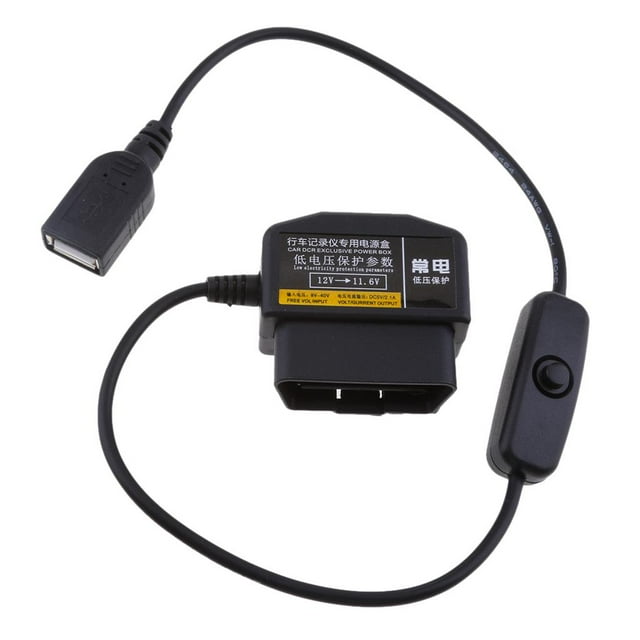 Paso Abajo Cable 12v / 36v A 5v / 2a Inversor de Corriente de Coche Buck Línea Estilo Cabeza Derecha Sunnimix Adaptador de corriente de coche
