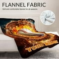 thumbnail image 6 of Custom Throw Blanket Gift for Boys - 30" x 40" Inches Soft Cozy Baseball Blanket for Lap, Couch, Office - Cool Sport Throw Blanket for Girls Kids, 6 of 6