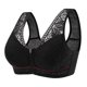 thumbnail image 1 of Comfort Wireless Front Close Bra Super Soft Women\'s Floral Lace Bra Without Underwire For Everyday zhangyuxiang LED, 1 of 2