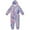 Pale Pink Marine Creatures, variant on Soft Big Kids Onesie Pajamas Cozy Loose-Fit Jumpsuits for kids with Pockets for Christmas Lounge & Play Delicate Dragonflies Pattern