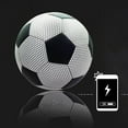 thumbnail image 3 of Balón de fútbol reflectante que  holográfico - Flash Holographic Soccer Bal Gifts color blanco 5 tamaño Cola  Balón de fútbol, 3 of 8
