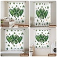 thumbnail image 6 of St Patrick's Day Sheer Curtains 63 Inches Long, Spring Shamrock Leaf Love Vintage Green Light Filering Curtains, Breathable Simi Curtain Privacy Drapes for Living Room Bedroom Window Treatment, 6 of 9