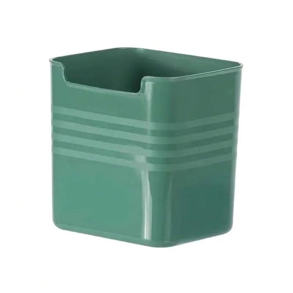 Large Capacity Plastic Pen Holder Desktop Storage Desk Organizer Pencil Display Cup Simple Stationery Box Office Accessories