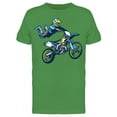 thumbnail image 1 of Motorcycle Trick Rider T-Shirt Men -Image by Shutterstock, Male x-Large, 1 of 2