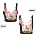 thumbnail image 5 of Lsque Coffee Gnome (1) Printed Women'S Sports Bra, Compression, Moisture Wicking, High-Impact Sports Bra For Women,Supportive sports bra-X-Large, 5 of 9