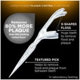 thumbnail image 4 of Hilo dental Dentek Cross Flosser acción limpieza 75 pzas, 4 of 8