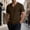Coffee, variant on Men's Cotton Linen T-Shirts V Neck Premium Basic Short Sleeve Tees - Fitted Style, Ultra Soft, Comfort Tops White