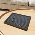 thumbnail image 6 of yuksok Jewelry Display Tray Showcase Wooden Frame of Jewelry Case Jewelry Container for rings tray, 6 of 9