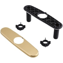 Open Box Delta Rp47274 10" Escutcheon Plate Only - Lumicoat Champagne Bronze