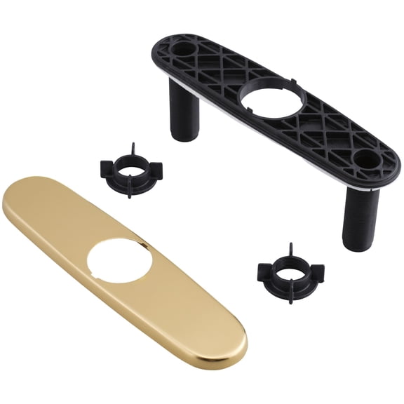 Open Box Delta Rp47274 10" Escutcheon Plate Only - Lumicoat Champagne Bronze