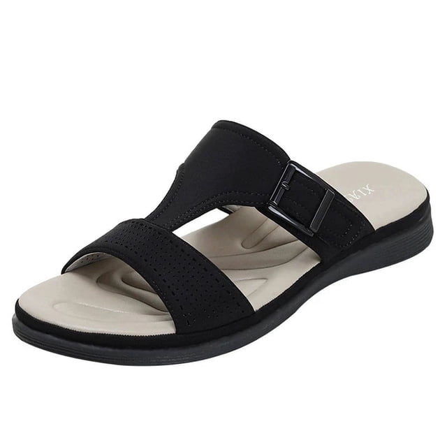 Fashion Ladies Wedge Heel Platform Slippers Women Summer Outdoor Low Heels Slipper Shoes shoes for women ladies shoes My Lux Decor Round