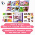 thumbnail image 3 of Kit de manualidades con pompones pequeños Júpiter para niños de 3 a 5 años, 3 of 6