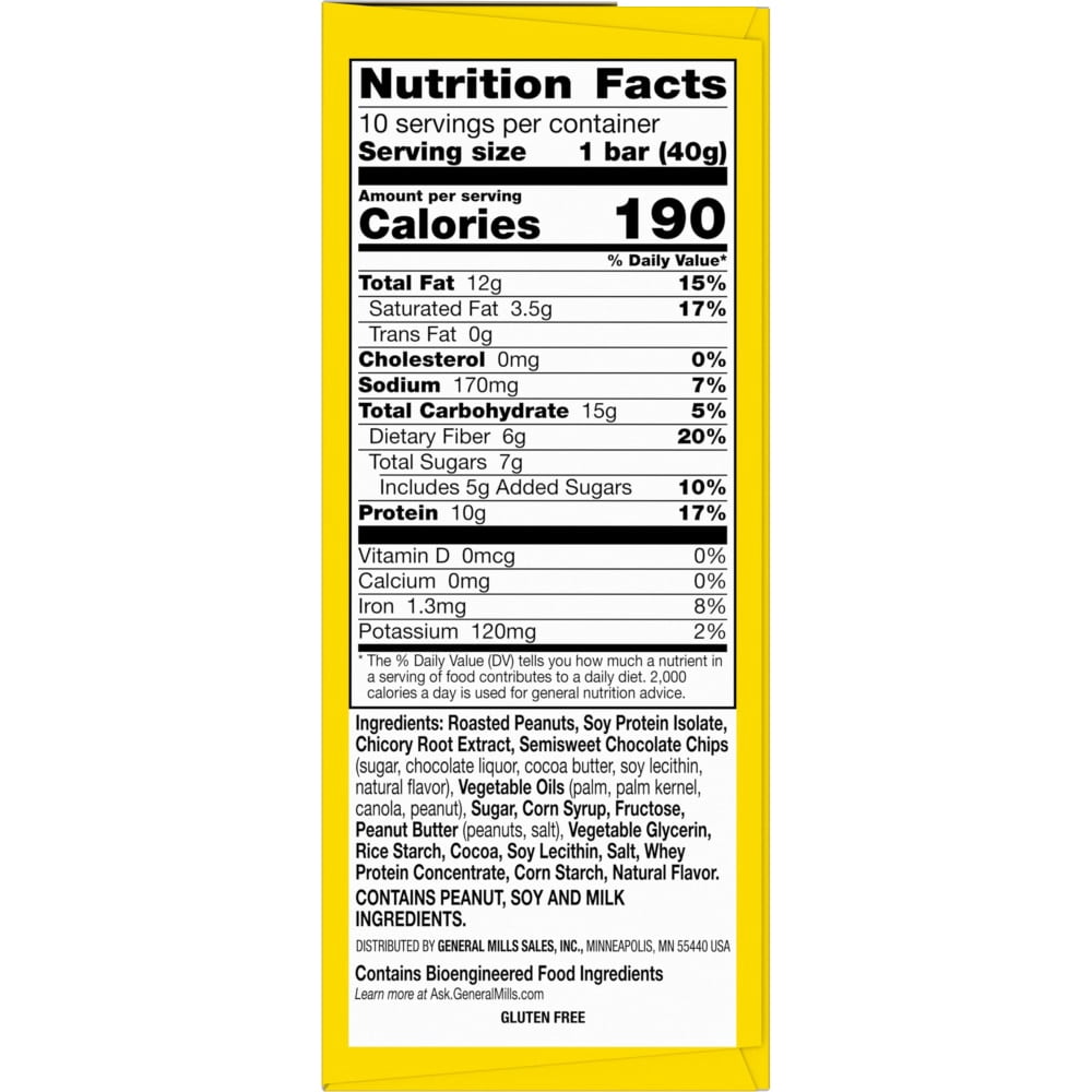 Nature Valley Peanut Butter Dark Chocolate Chewy Granola bars 10 ct / 1.42 oz - 5 Pack