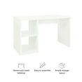 thumbnail image 3 of Linon Duhon Writing Desk with 2-Cube Storage, 48.7" Wide, White, 3 of 18