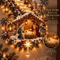 thumbnail image 6 of Jesus Light of Heaven Christmas Wall Hanging, Warm LED Lighted Acrylic Art, for Living Room Entryway Fireplace Holiday Display, 6 of 8