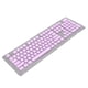 thumbnail image 2 of Teclas ABS de 108 teclas, doble capa, dos colores, transmisión de luz, para teclado mecánico de 61, 87, 104, 108 teclas, 2 of 8