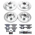 thumbnail image 3 of Power Stop Front and Rear Ceramic Brake Pad and Drilled & Slotted Rotor Kit K6925, 3 of 10