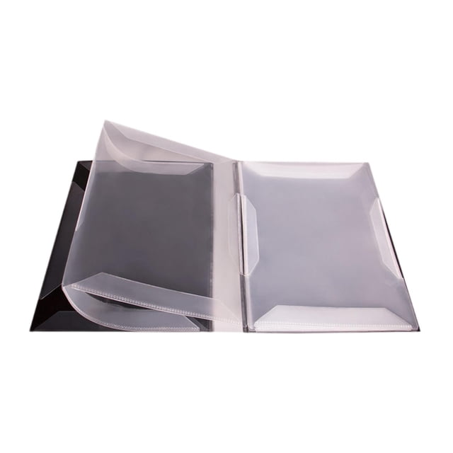 Carpeta de música A4 8 páginas Carpeta de almacenamiento de s de aglutinante de archivo para la escuela de trabajo de oficinas
