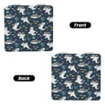 thumbnail image 2 of Kdxio Friendly Sharks Pocket Mirror, 1X/2X Travel Makeup Mirror 2-Sided Folding Small Mirror Portable Double-Sided Magnifying Cosmetic Mirror for Gift-Square, 2 of 9
