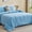 Blue, variant on Sleep Zone 145gsm Luxury Jersey-Knit Comforter Set, Ultra Soft All Season Bedding, Twin/Twin-XL Black