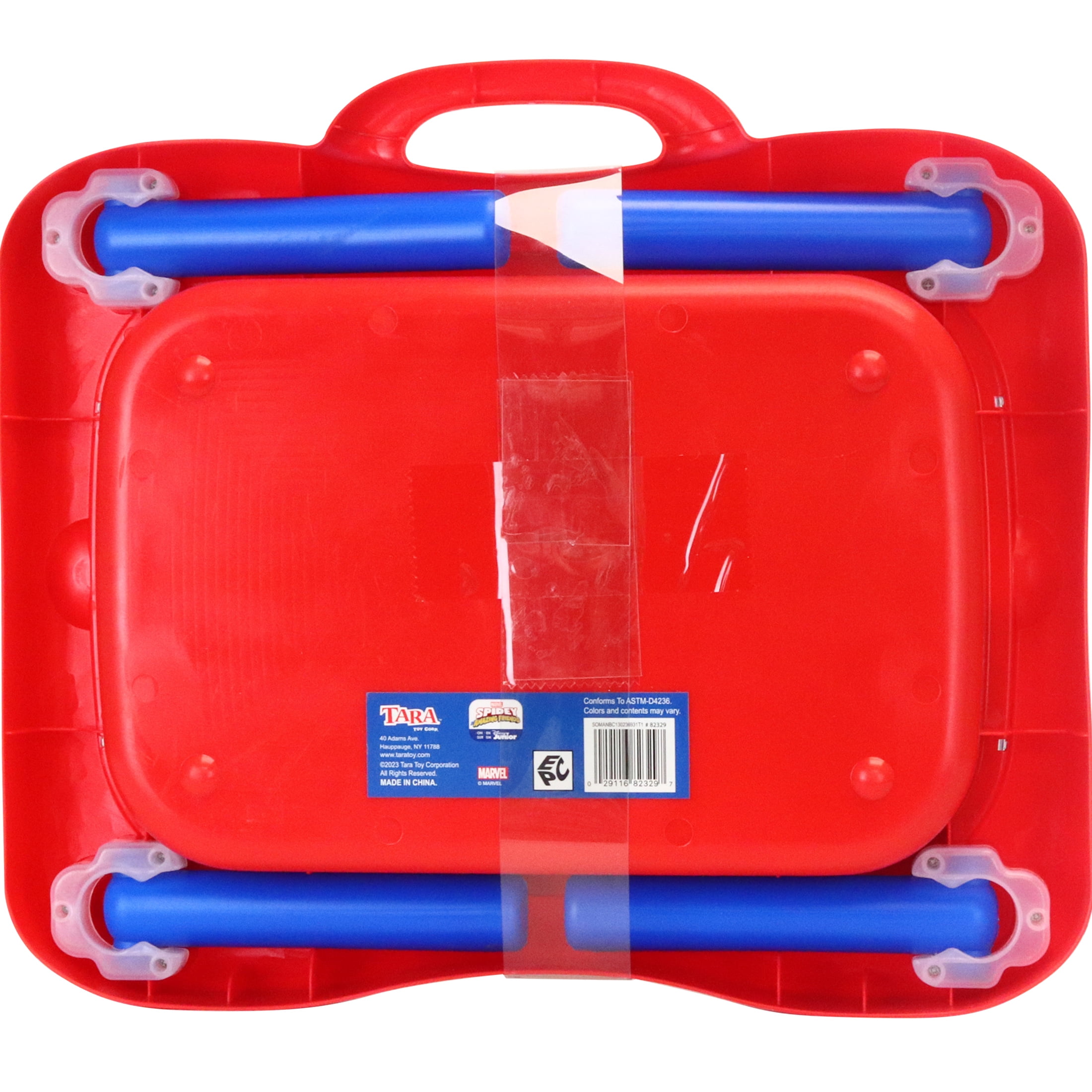 Spidey & Friends Kids Folding Activity Table, Red