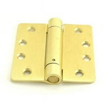 Hager Full Mortise Single Acting Spring Hinge - Satin Brass - 4 x 4 in.