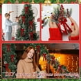 thumbnail image 6 of Neoyler Christmas Tree Velvet Decorative Ribbon Christmas Decorations Elegant Velvet Trim for Gift Wrapping DIY Bows and Garlands Home Holiday Mantel and Table Red 4.7in, 6 of 6
