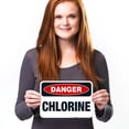 thumbnail image 4 of Danger Chlorine Sign, OSHA Danger Sign,, 4 of 8