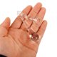 thumbnail image 5 of OFFIGAM Plated Silver Crystal Hanging Decoration Ideal for Party and Home Lamp Pendant Accents, 5 of 8
