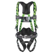 UPC 612230198381 product image for Miller By Honeywell Full Body Harness, Black/Green AC-TB-BDP2/3XL | upcitemdb.com